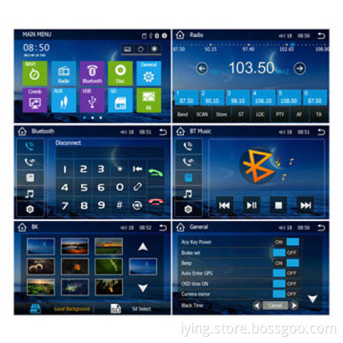 Car GPS Navigation System for BMW Car DVD Player, Microsoft's Windows 8 Interface